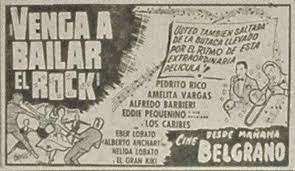 1957 - VENGA A BAILAR EL ROCK - Carlos Stevani - (EL LITORAL, Lunes 1 de  Abril de 1957) | Person, Event ticket