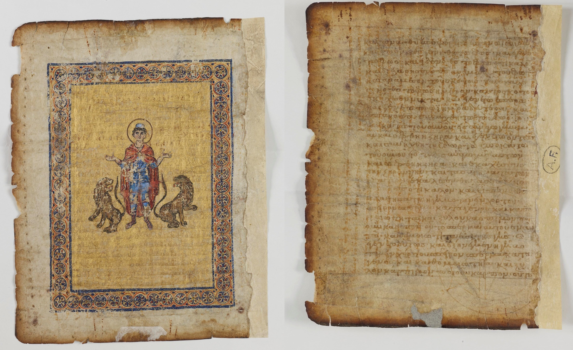 Hallan en Francia una página perdida del palimpsesto de Arquímedes