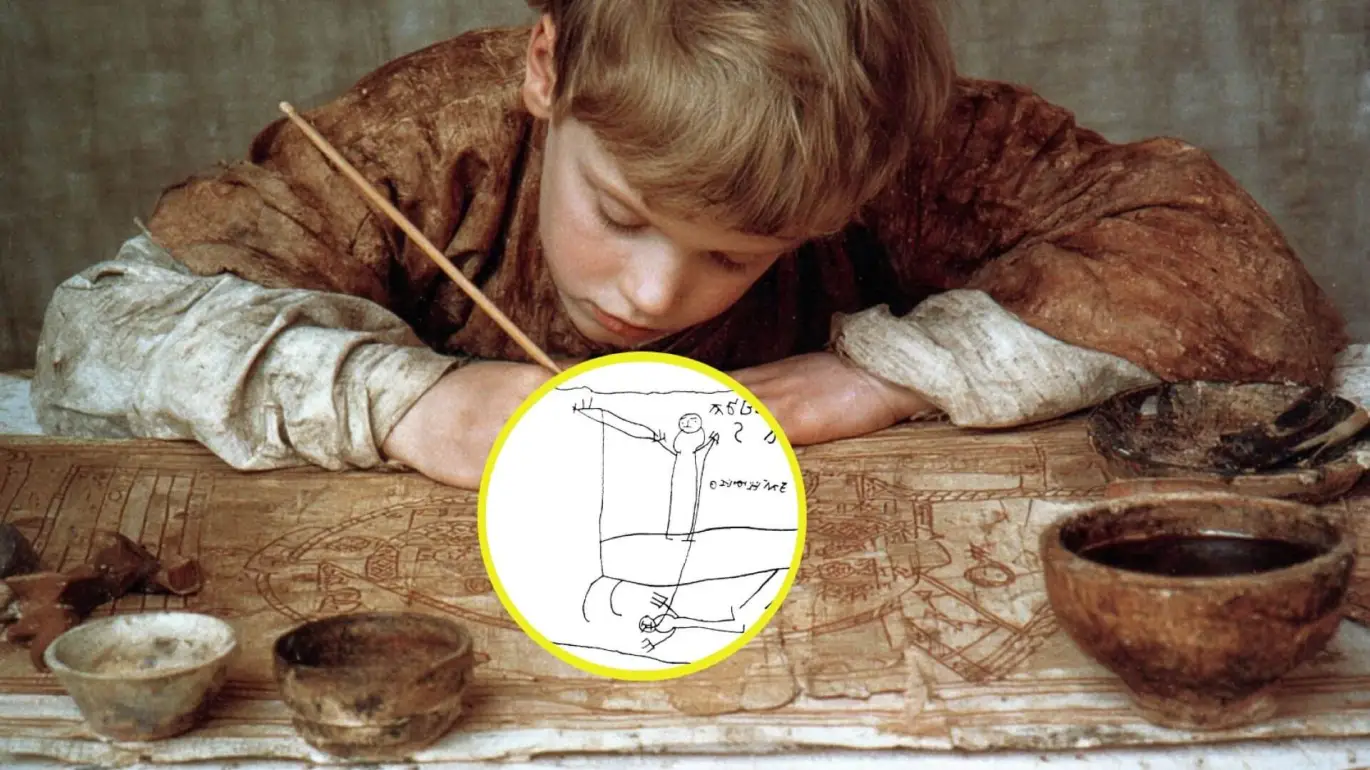 El chico que hacía la tarea y dibujaba guerreros hace 800 años